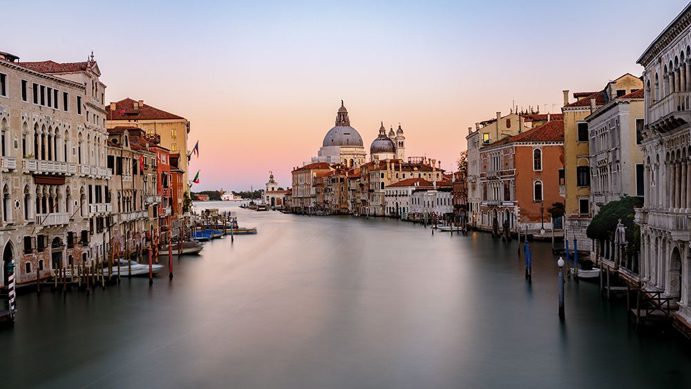 Canal Grande - sunset art print by Marnix Detollenaere for $57.95 CAD