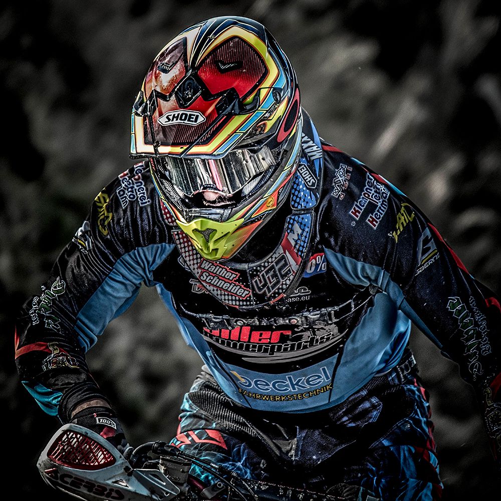 Motocross rider art print by Stephan Ruckert for $57.95 CAD