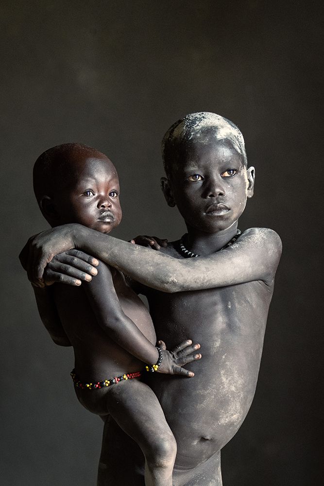 Mundari siblings art print by Trevor Cole for $57.95 CAD