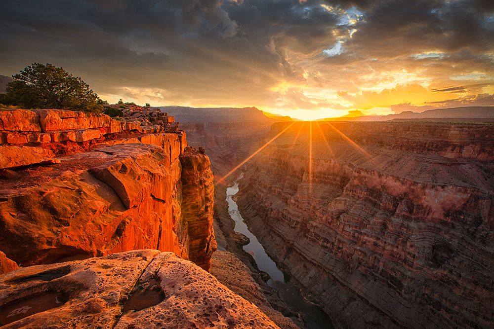 Sunrise Over The Grand Canyon art print by Michael Zheng for $57.95 CAD