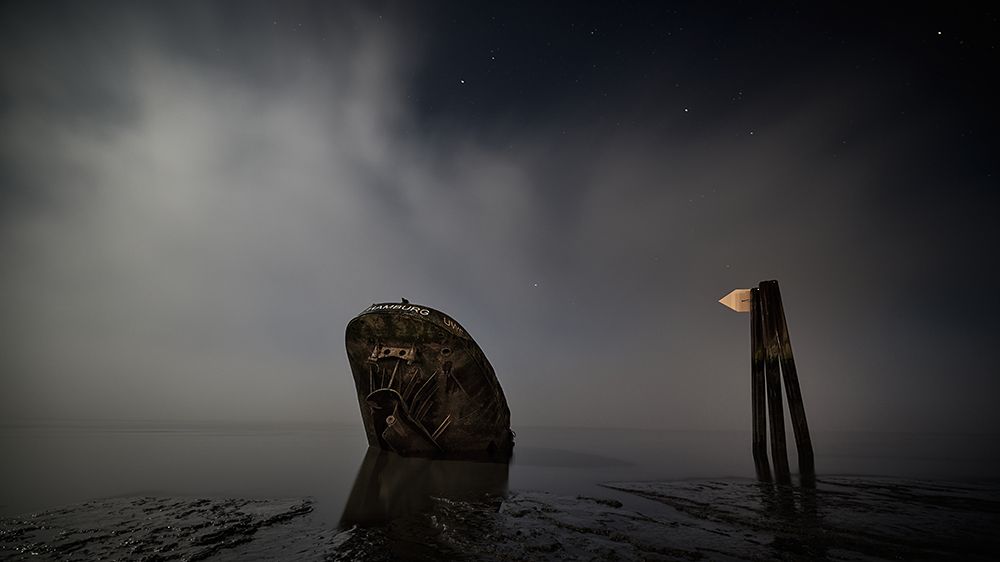 Shipwreck Uwe II art print by Peter Schade for $57.95 CAD