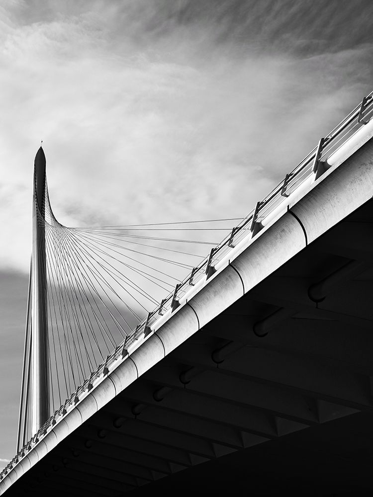 Cable-stayed Bridge art print by MannaFly for $57.95 CAD