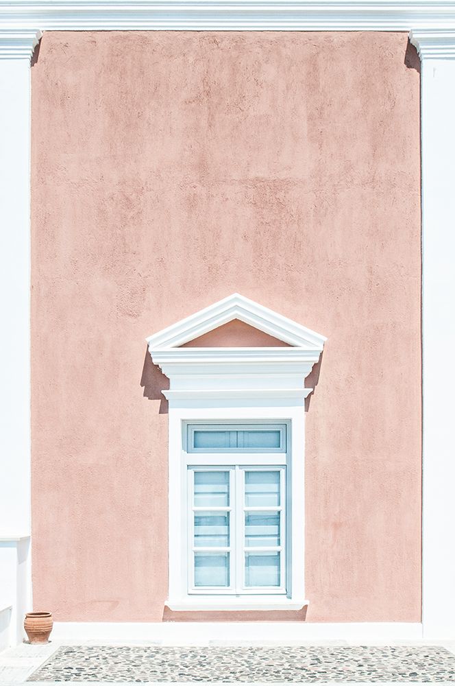Pink Wall And A Pediment art print by Linda Wride for $57.95 CAD