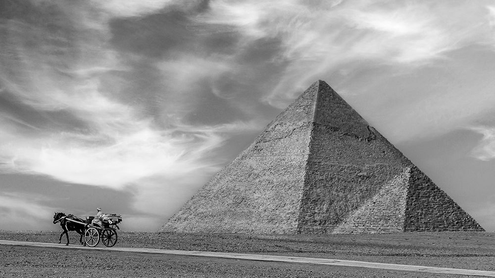 Pyramids art print by Hesham Ragab for $57.95 CAD