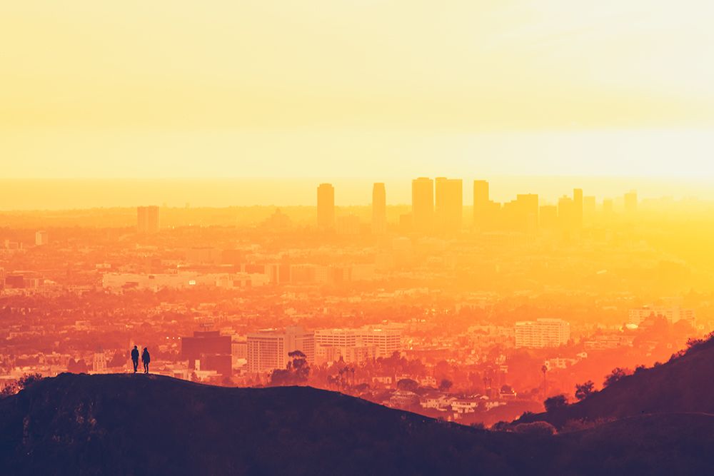 LA Sunset art print by pirouz moshavash for $57.95 CAD