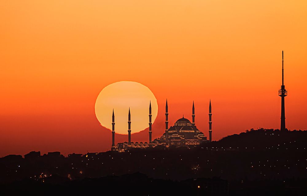 Sunrise In Istanbul art print by Jie Jin for $57.95 CAD