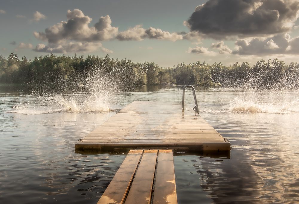 The Diving Board art print by Stephanie Kleimann for $57.95 CAD