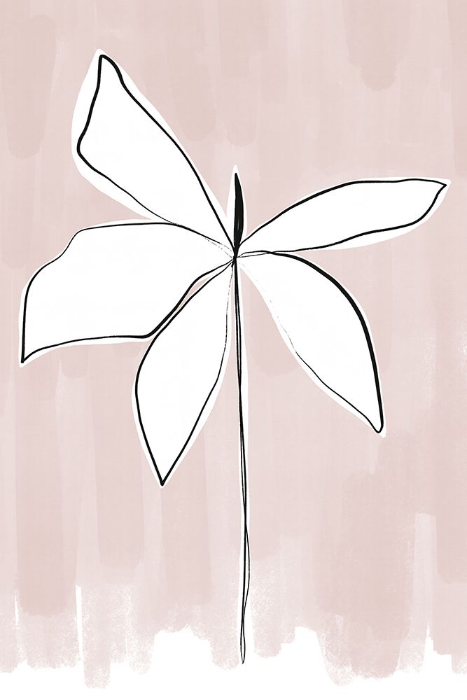 Bordered Flower art print by Anastasia Sawall for $57.95 CAD