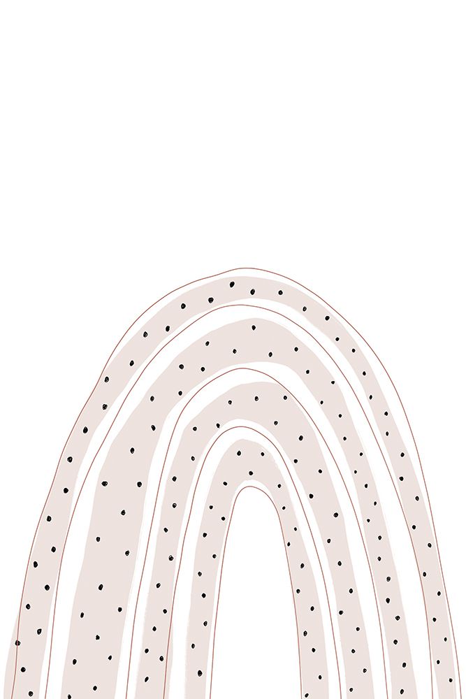 Dotted Rainbow art print by Anastasia Sawall for $57.95 CAD