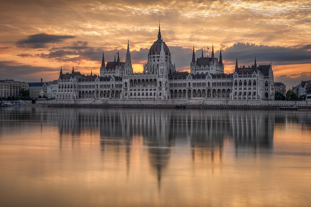 Sunrise In Budapest art print by Nicholas for $57.95 CAD