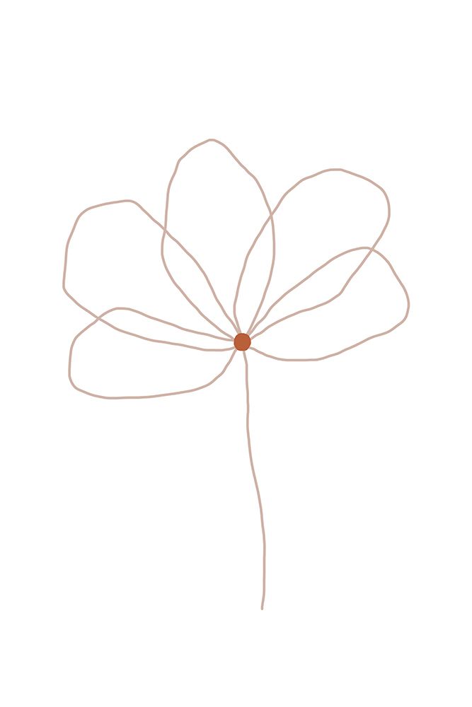 Line Flower art print by Anastasia Sawall for $57.95 CAD