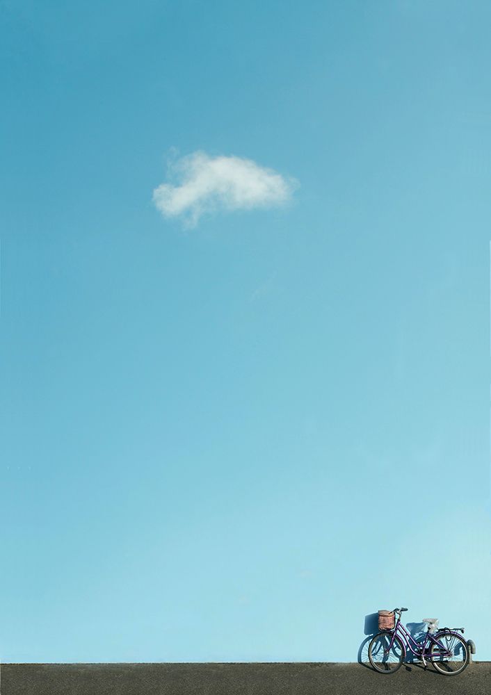 Cloud bike art print by Marcus Cederberg for $57.95 CAD