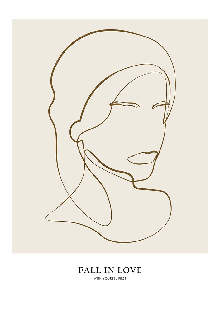 Woman portrait art print by NKTN for $57.95 CAD