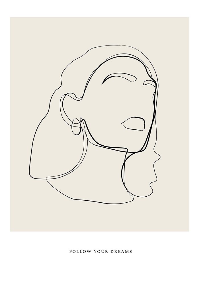 Minimalist Line Art art print by NKTN for $57.95 CAD