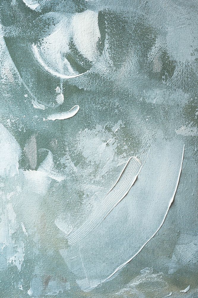 Green and White Acrylic No 4 art print by Anastasia Sawall for $57.95 CAD