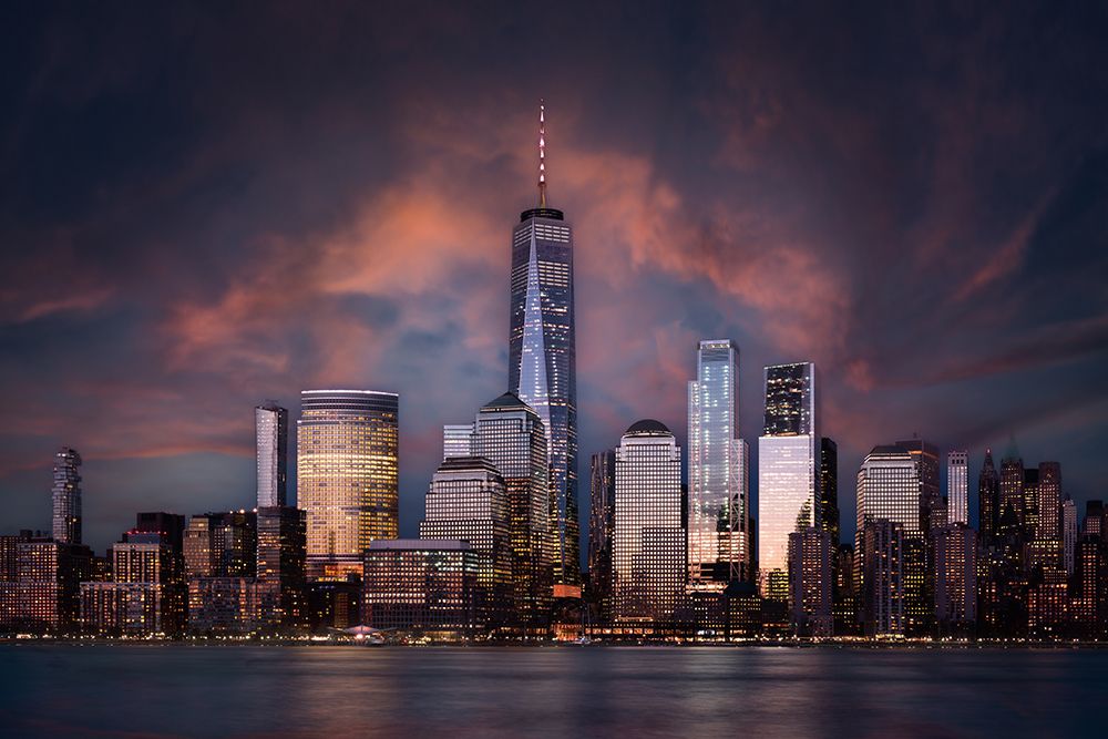 Skyline Nyc art print by Bart Michiels for $57.95 CAD