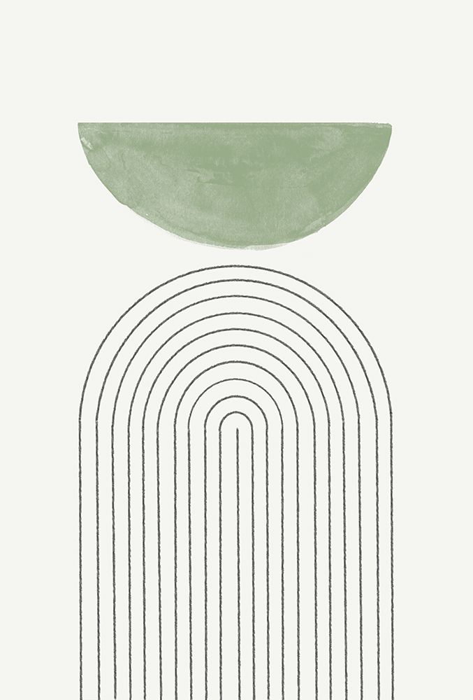 Green Moon No3. art print by The Miuus Studio for $57.95 CAD