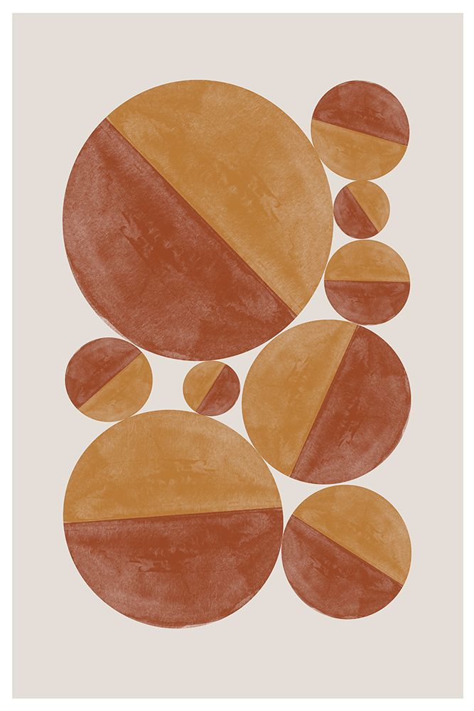 Burnt Orange Bols art print by The Miuus Studio for $57.95 CAD