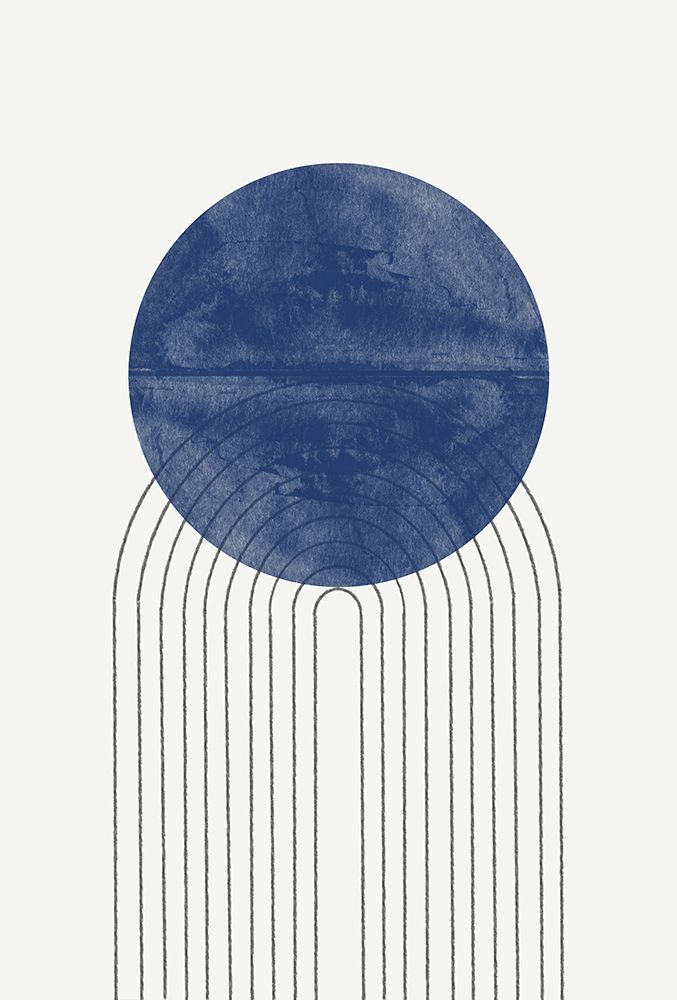 Blue Moon No2. art print by The Miuus Studio for $57.95 CAD