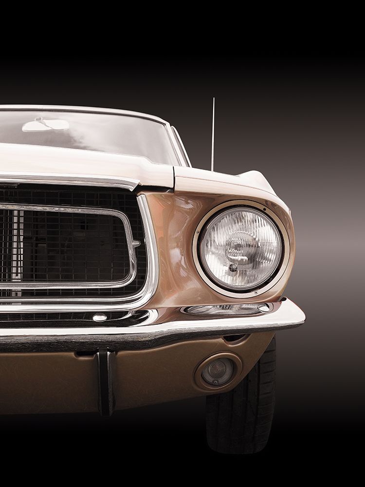 American classic car Mustang Coupe 1968 art print by Beate Gube for $57.95 CAD