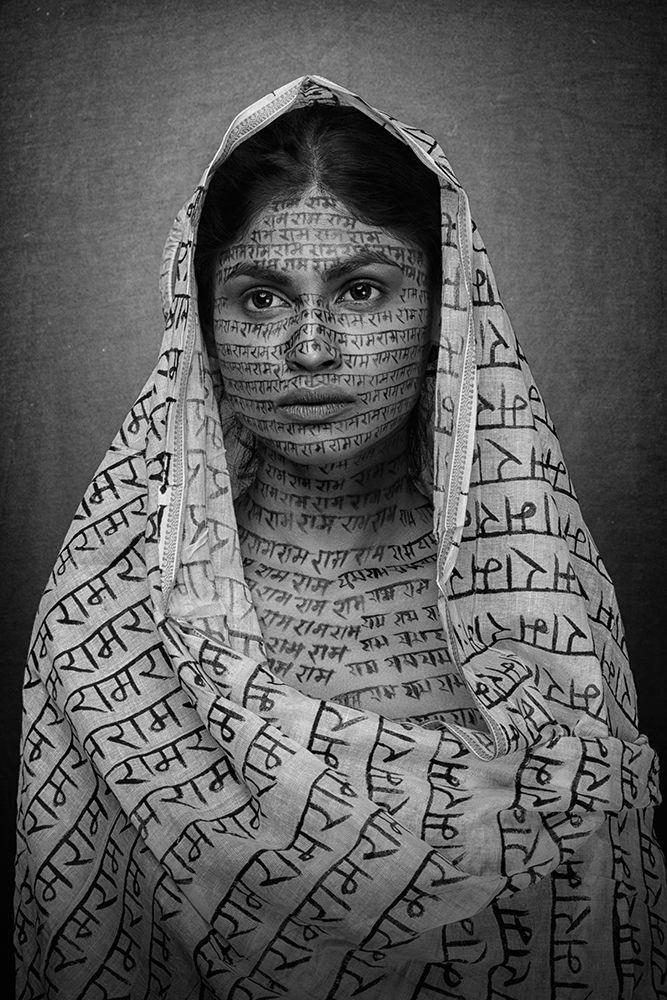 RAMNAMI TRIBAL WOMAN art print by Partha Bhattacharyya for $57.95 CAD