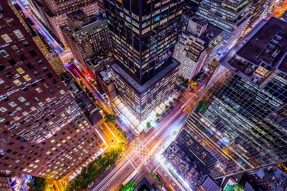 Electrify II - New York City Night Trails art print by Toby Harriman for $57.95 CAD