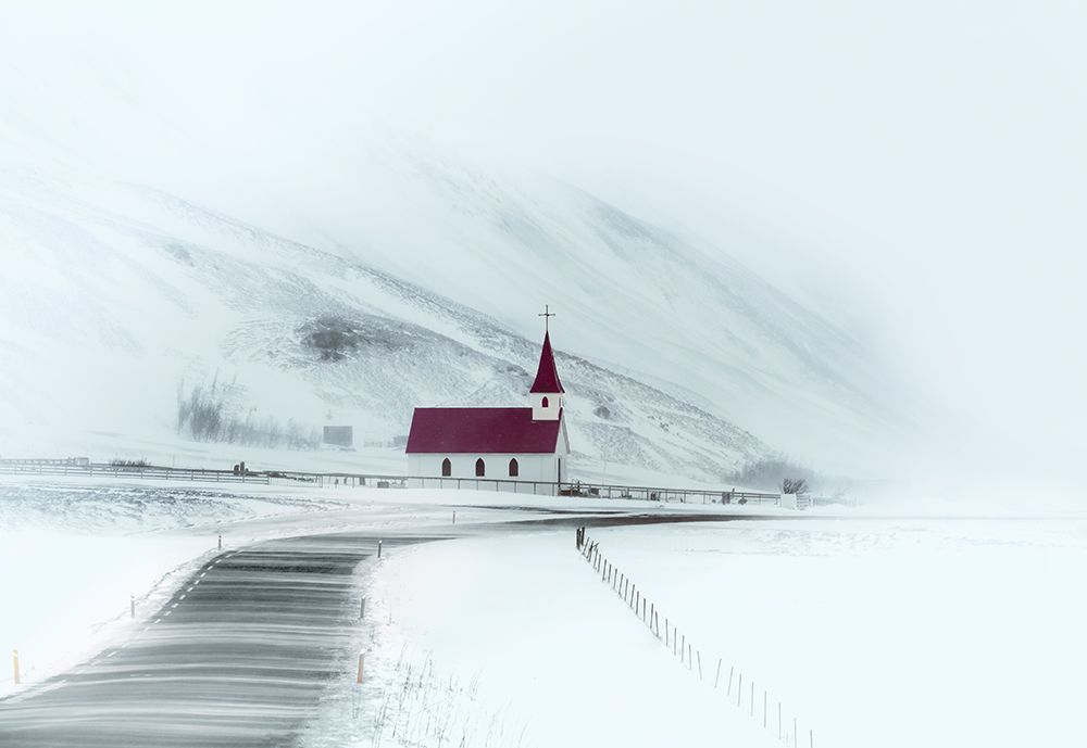 Church In Snow art print by Wei Dai for $57.95 CAD