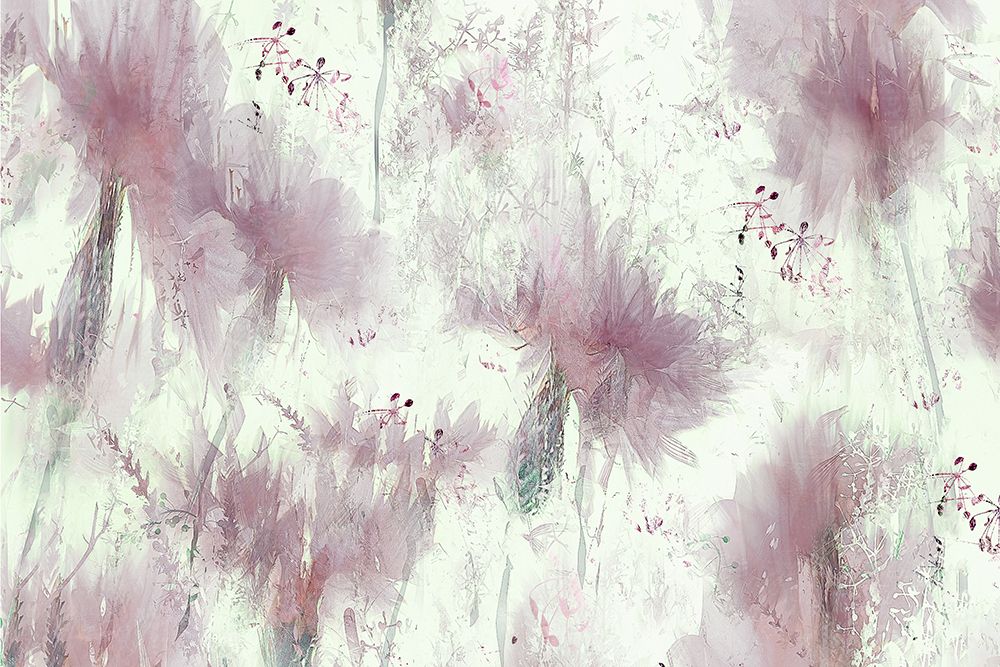 Floral wallpaper art print by Nel Talen for $57.95 CAD