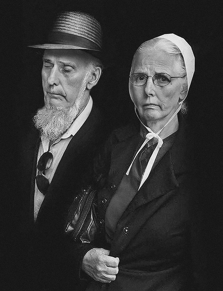 American Gothic art print by Zurab Getsadze for $57.95 CAD