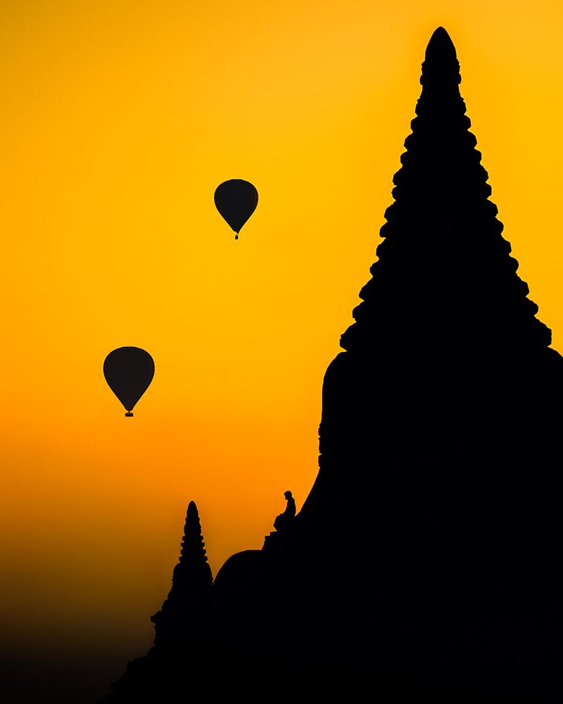 Sunrise in Bagan art print by Witold Ziomek for $57.95 CAD