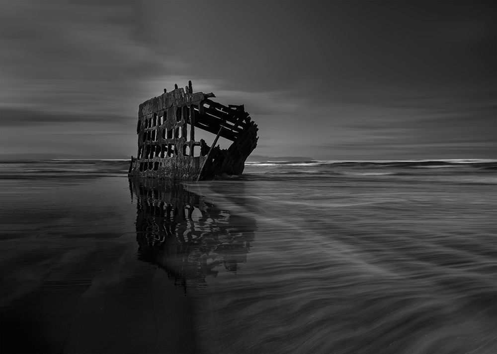 The Wreck Of The Peter Iredale art print by Shirley Ji for $57.95 CAD