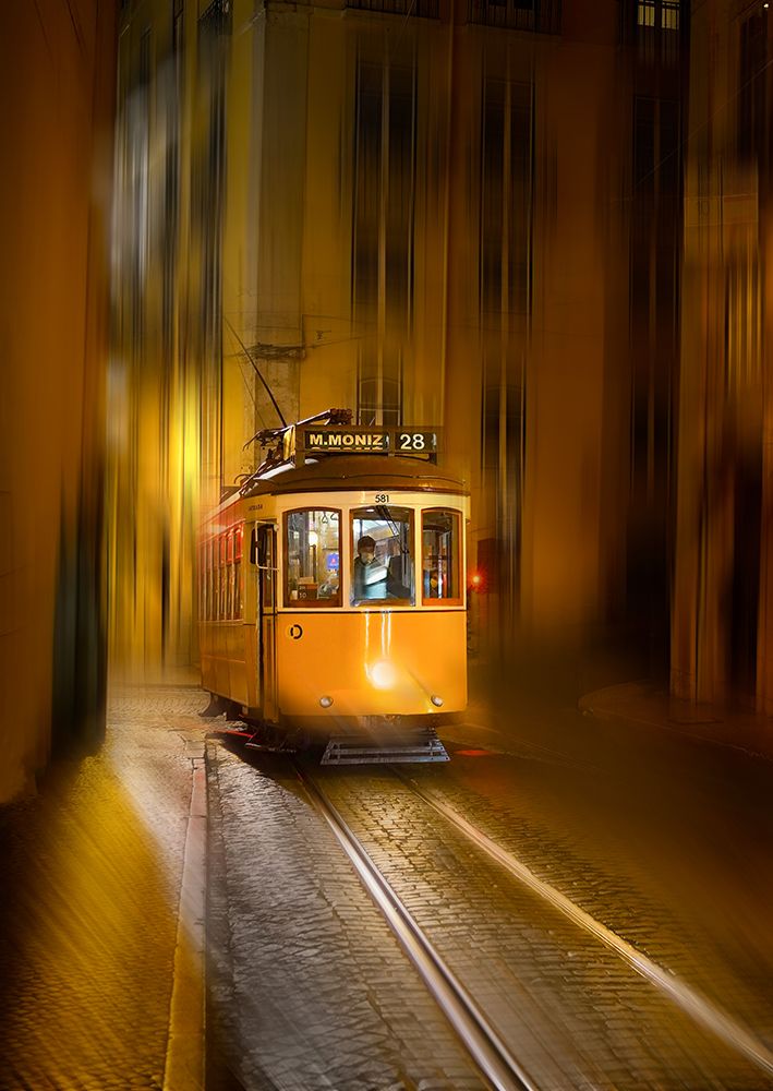 TRAM 28 at Night III art print by Kenneth Zeng for $57.95 CAD