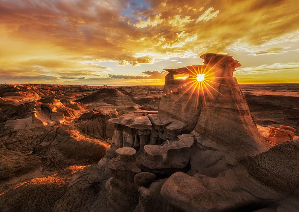 Bisti Badlands at Sunset art print by Leechee Z for $57.95 CAD