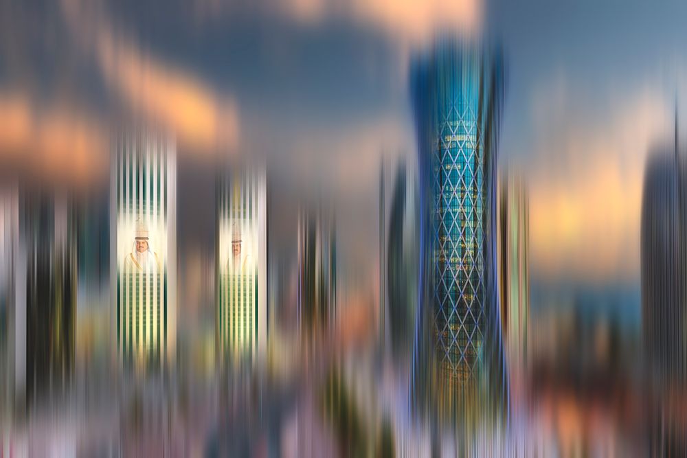 City Skyscrapers art print by Abdelkader Allam for $57.95 CAD