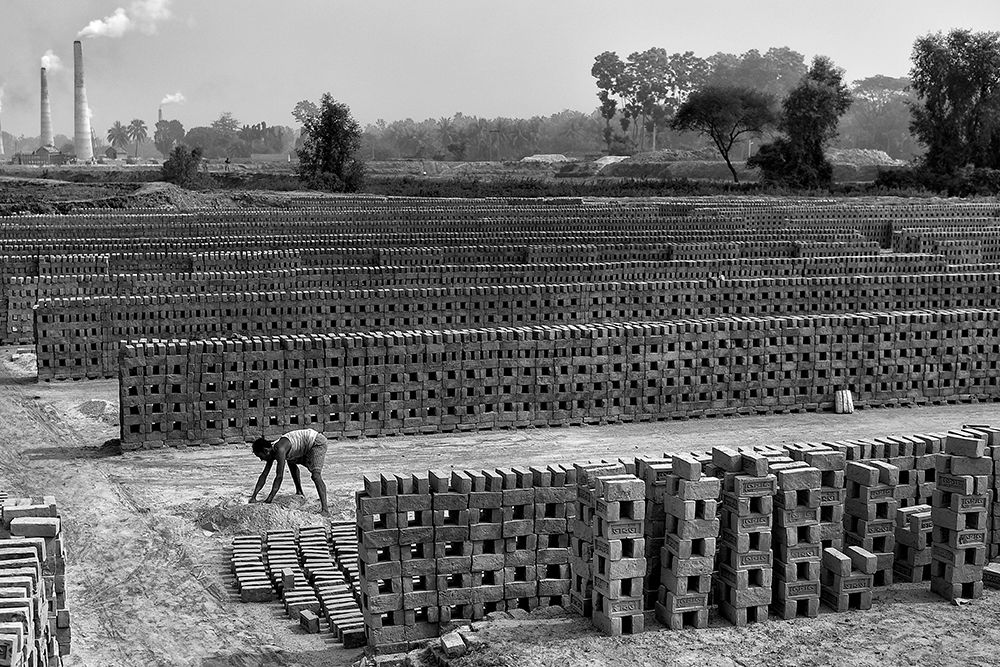 Working Alone In Brick Field art print by Avishek Das for $57.95 CAD