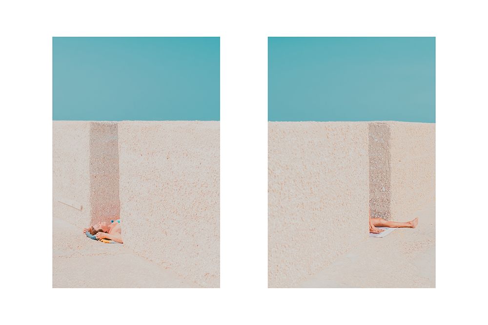 Lungomare - Diptych 3 art print by Roberto Ruoli for $57.95 CAD