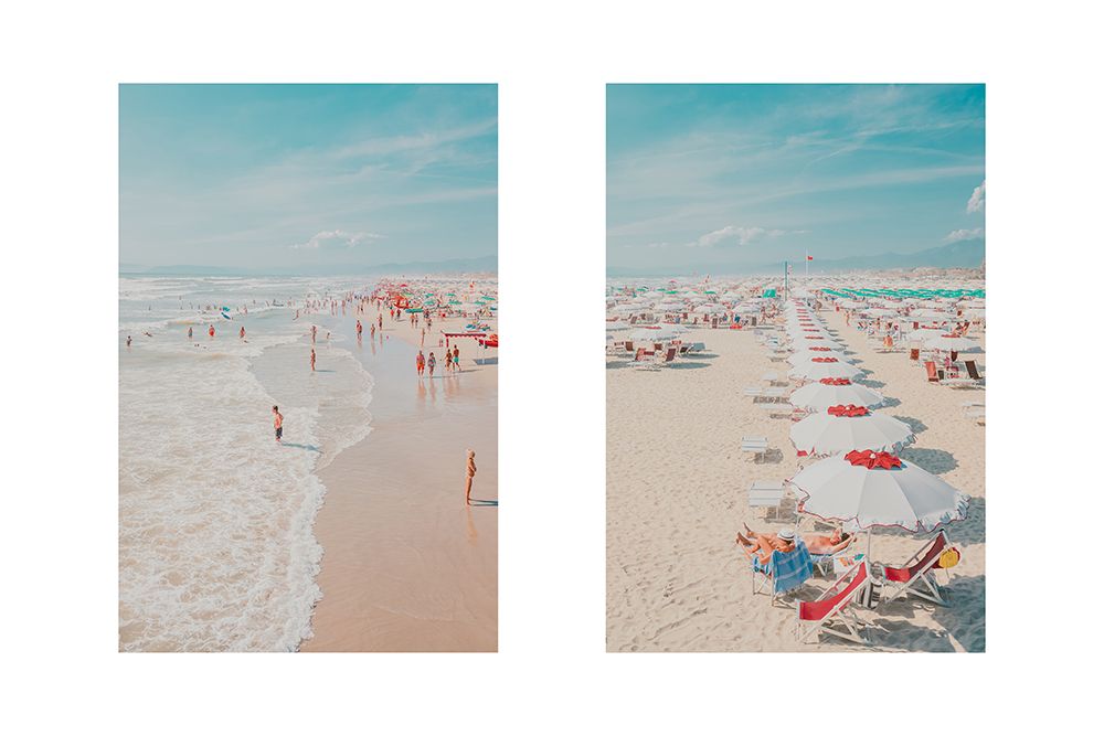 Lungomare - Diptych 5 art print by Roberto Ruoli for $57.95 CAD
