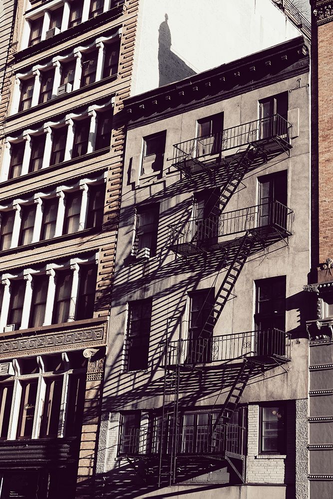 New York City Fire Escapes art print by Rikard Martin for $57.95 CAD
