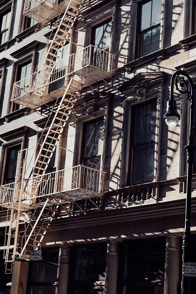 New York City Fire Escapes 03 art print by Rikard Martin for $57.95 CAD