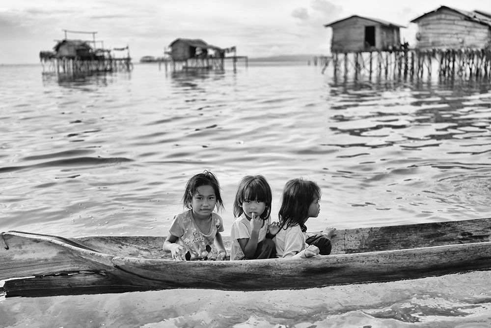 Three Girls In A Canoe art print by Kieron Long for $57.95 CAD