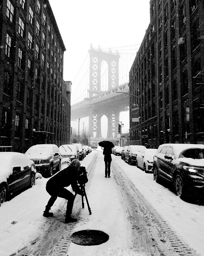 Winter in NYC art print by Ivan Lesica for $57.95 CAD