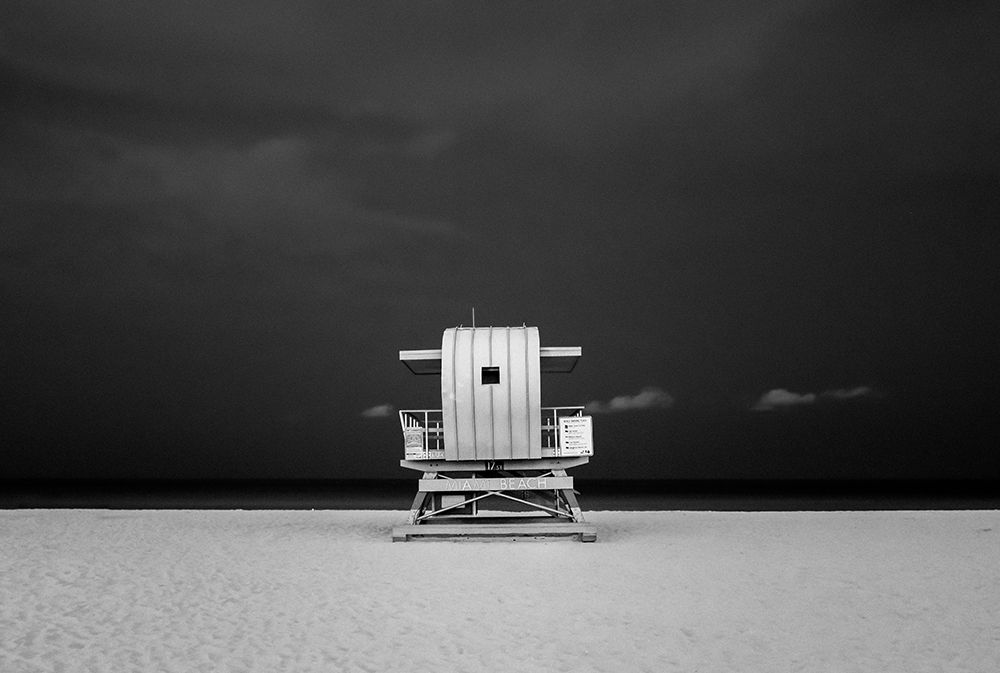 A different Miami Beach at Night art print by Adrian Peralta for $57.95 CAD