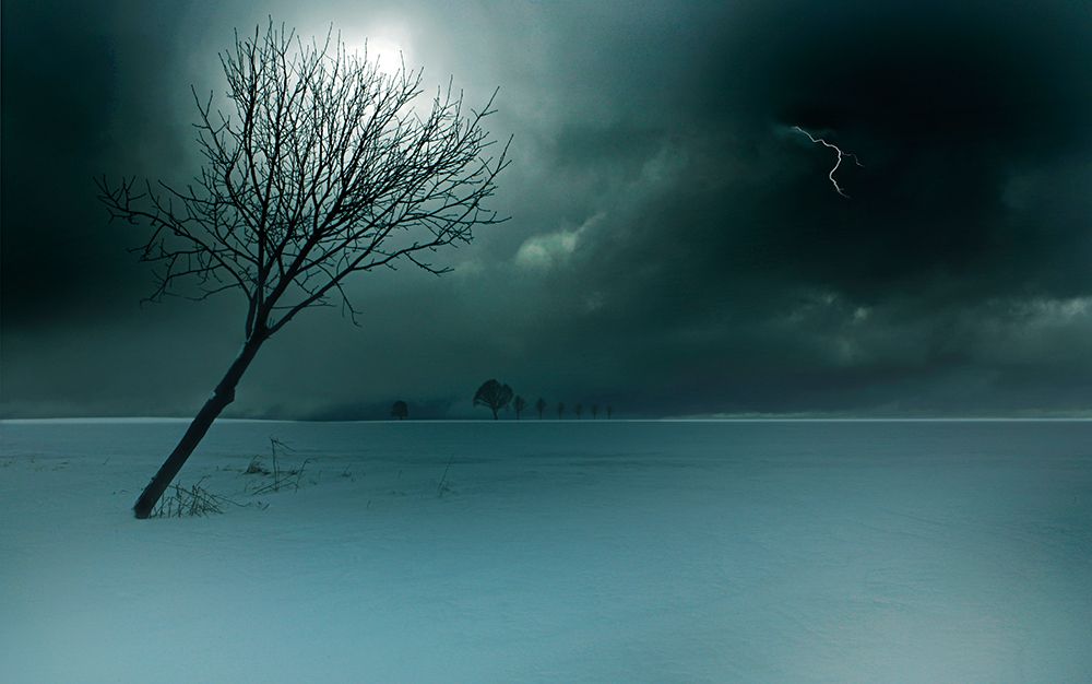 Wintergewitter art print by Nicolas Schumacher for $57.95 CAD