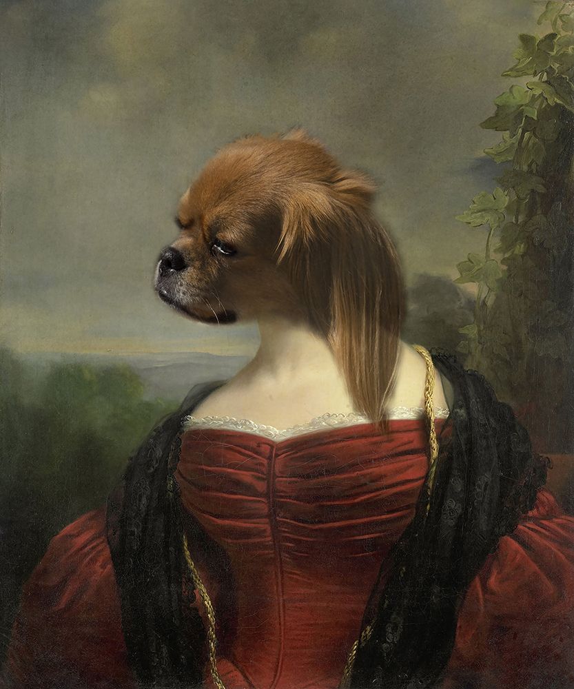 Dog Portrait 1 art print by Barbara Zielinska for $57.95 CAD