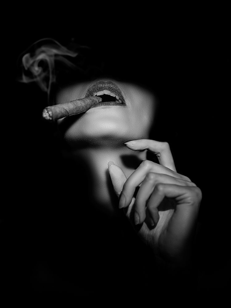Woman With A Cigar art print by Martin Lee for $57.95 CAD