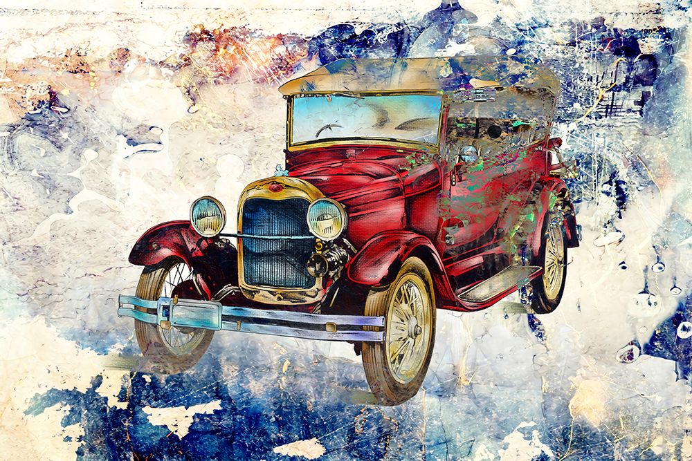 Vintage car 2 art print by Rafal Kulik for $57.95 CAD