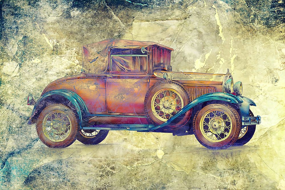 Vintage car 3 art print by Rafal Kulik for $57.95 CAD