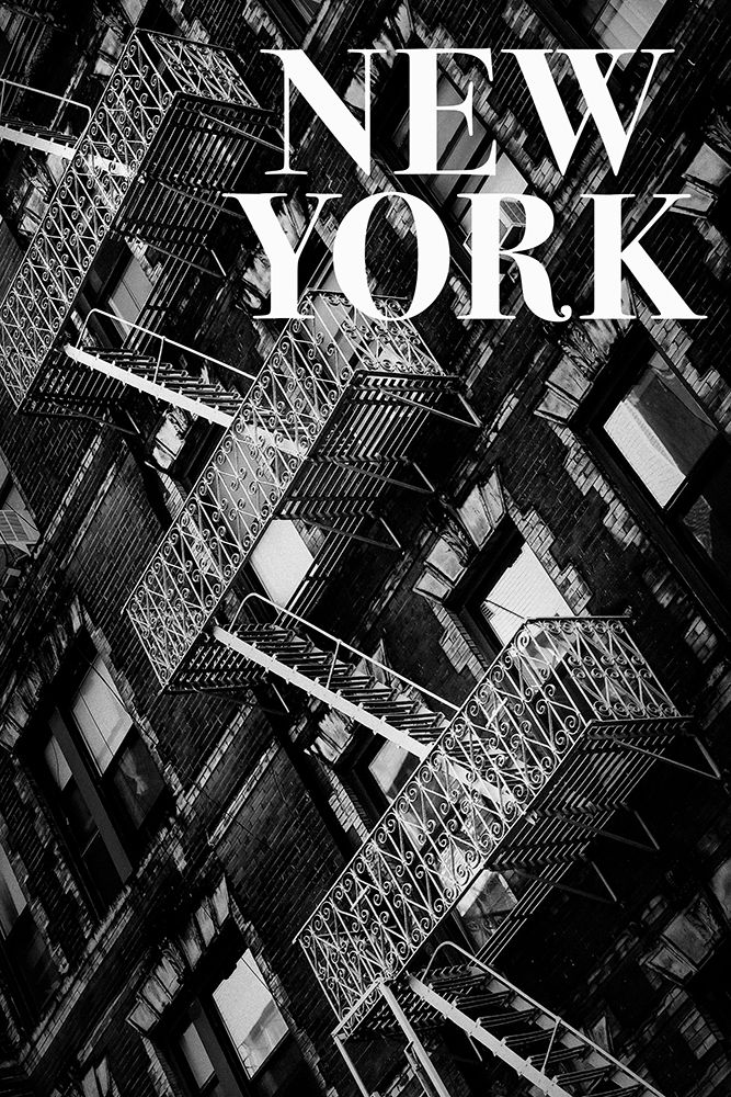 NYC Fire Escapes art print by Rikard Martin for $57.95 CAD
