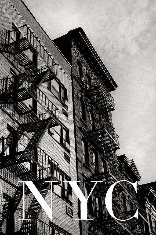 NYC Fire Escapes 2 art print by Rikard Martin for $57.95 CAD