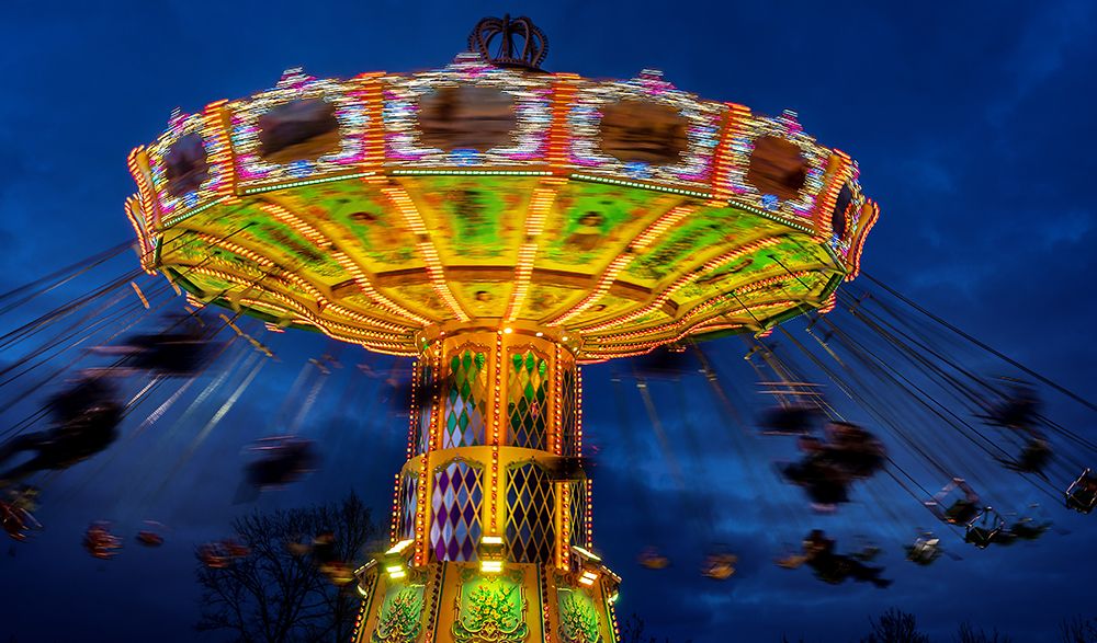 Fun Fair art print by Michael for $57.95 CAD